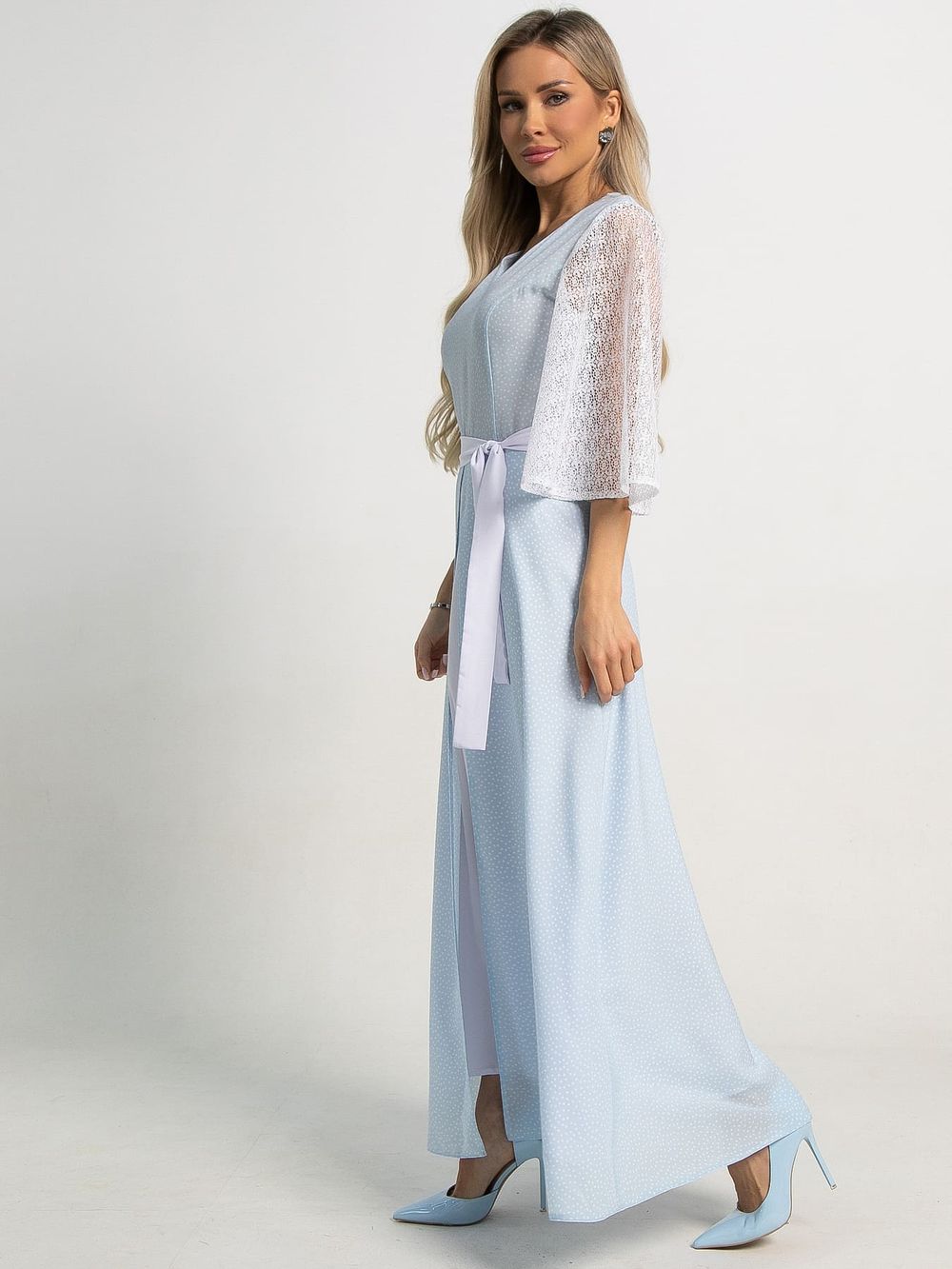 Платье Бьюти (голубое) П15560-18М LT Collection