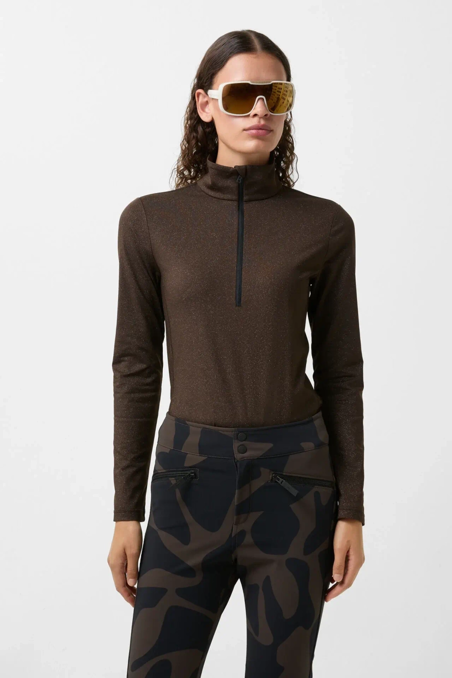 Толстовка женская BOGNER FIRE+ICE MARGO2 в шоколадном цвете