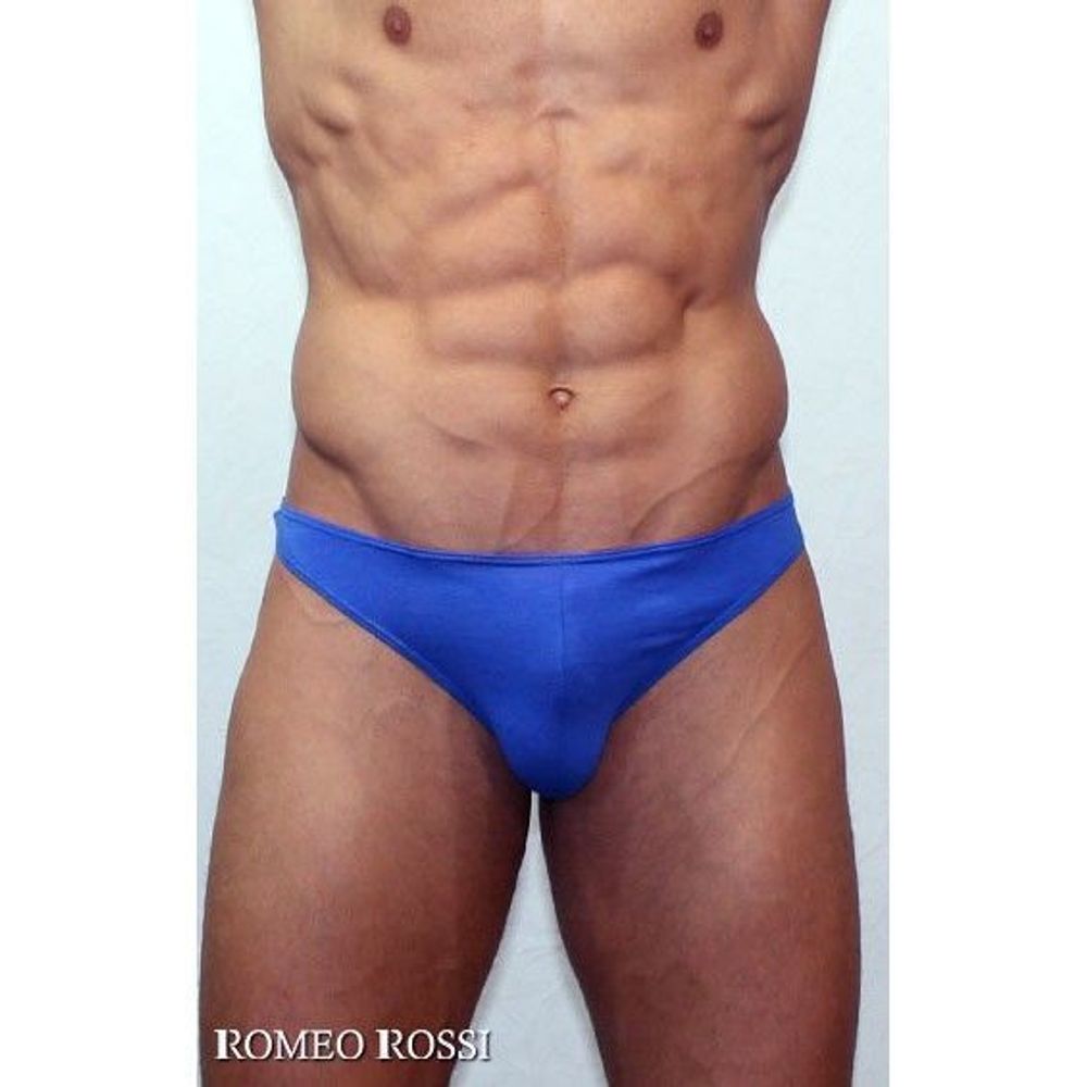 Мужские трусы стринги синие Romeo Rossi Dream String RR1005-9