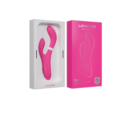 Нереалистичный вибратор LOVENSE Osci 3 G-spot с клиторальным стимулятором