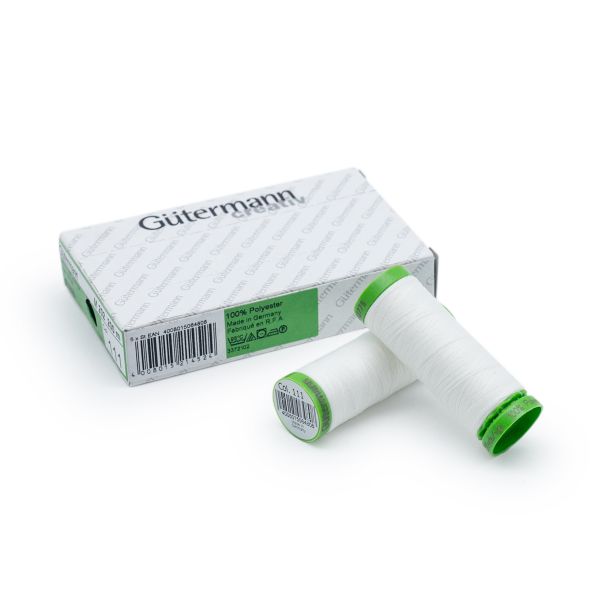 Нитки для тонких тканей Gutermann Extra Fine 150 (200 метров), 5 кат. | _111 айвори