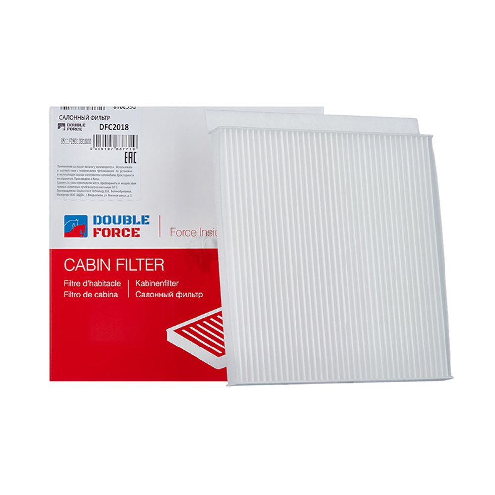 Фильтр салонный DOUBLE FORCE DFC2018