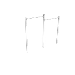 Монтаж уличных турников Sv Sport (3 вертикальных столба)