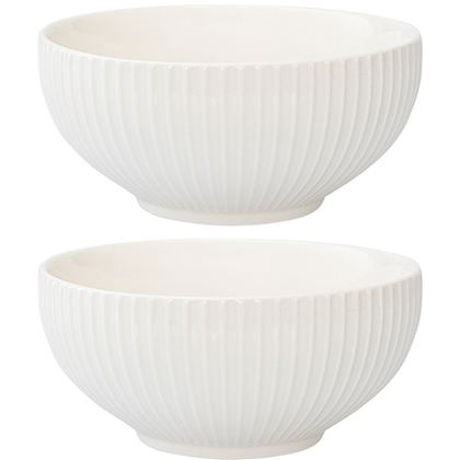 Набор салатников 2шт 16см Liberty Jones Soft Ripples белый