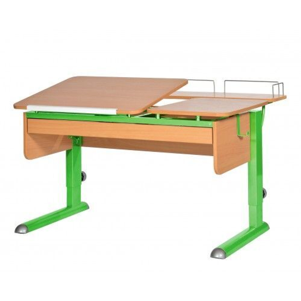 Растущая парта Астек Твин-2 с фронтовой приставкой и выдвижным ящиком (1150×850 мм)