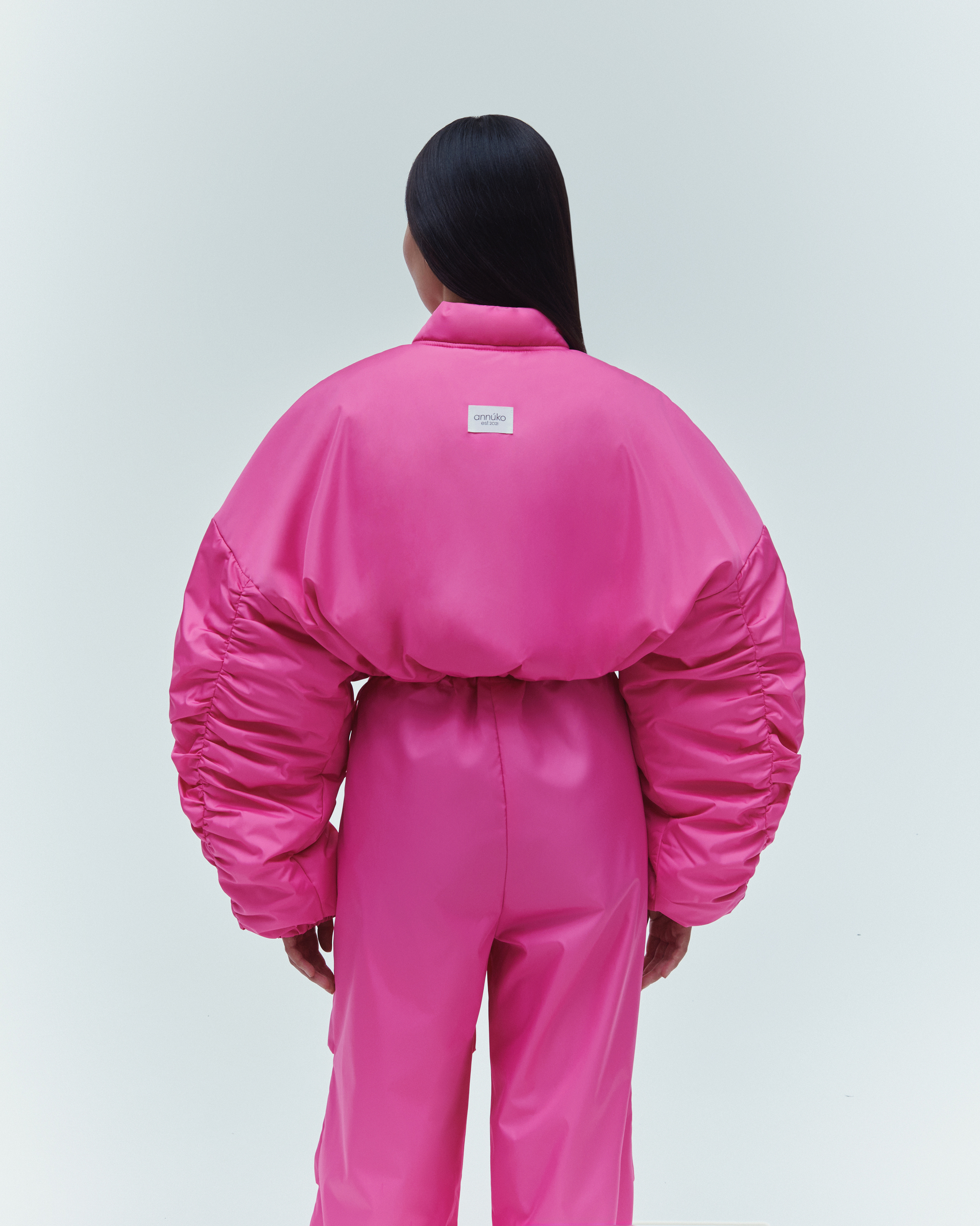 Бомбер mini pink