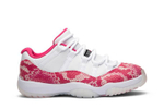 Кроссовки Jordan Air Jordan 11 Pink Snakeskin (Женская размерная сетка)