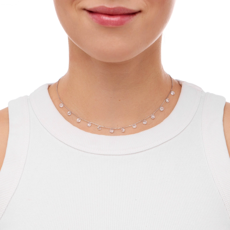 Колье Серебряный Кристальный Малыш