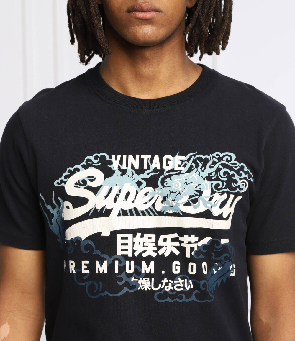 футболка Superdry - темно-синий(M1011321A)
