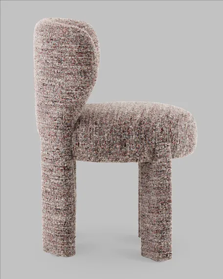 Стул 1682, бордовый меланж