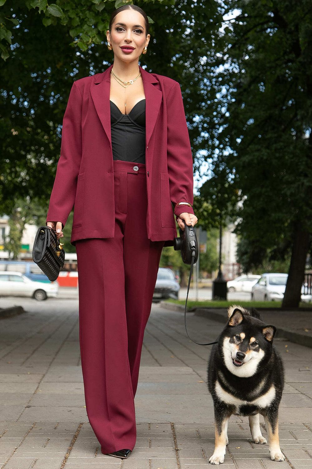 Брюки Брайн (слива) Б14104-34М LT Collection