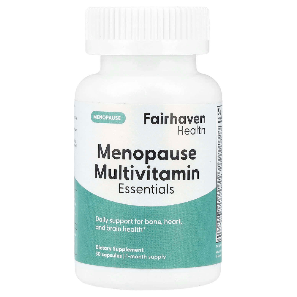Fairhaven Health, Основные мультивитамины для менопаузы, 30 капсул