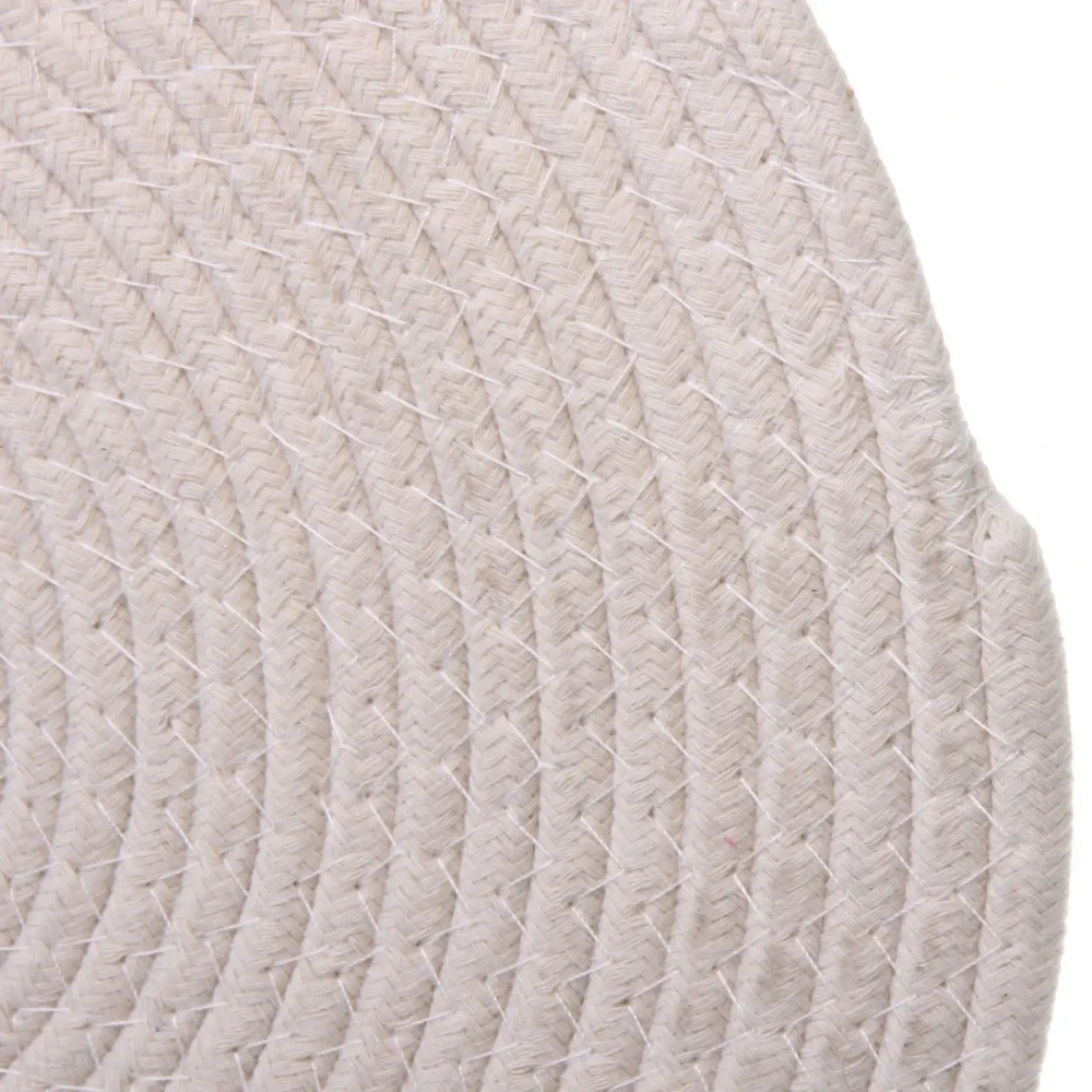 Салфетка на стол 37см «Амели» плетеная молочная