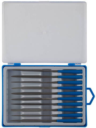 ЗУБР 140 мм, 10 предм, набор надфилей, Профессионал (16021-2-H10)