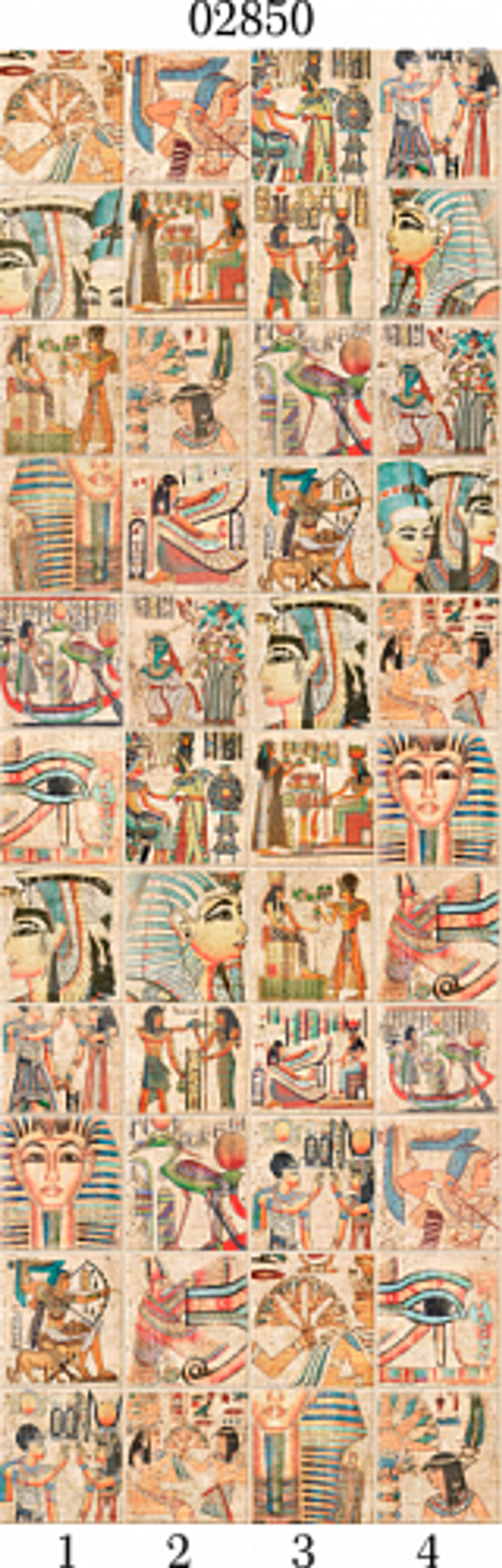 Панель ПВХ фотопечать 3D Panda Египет 2700х250 мм