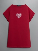 Платье туника оверсайз для девочки