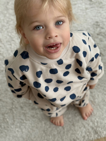 Утеплённый свитшот Mjölk Горошки