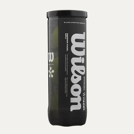 Мяч для падела Wilson Premier Padel, WR8908401001, уп.3 шт, войлок, нат.резина,желтый