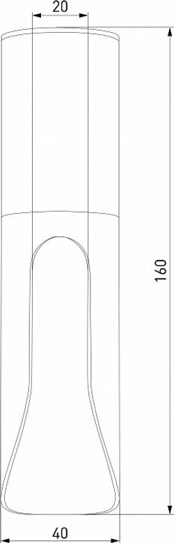 Накладной светильник Elektrostandard Apex 25113/LED 7W 4000K черный
