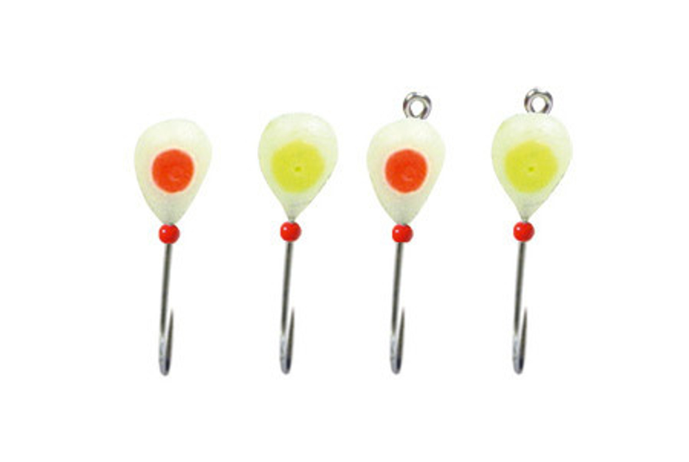 Мормышки фосфорные  № 8-B "Капля с глазком Ф" 100шт