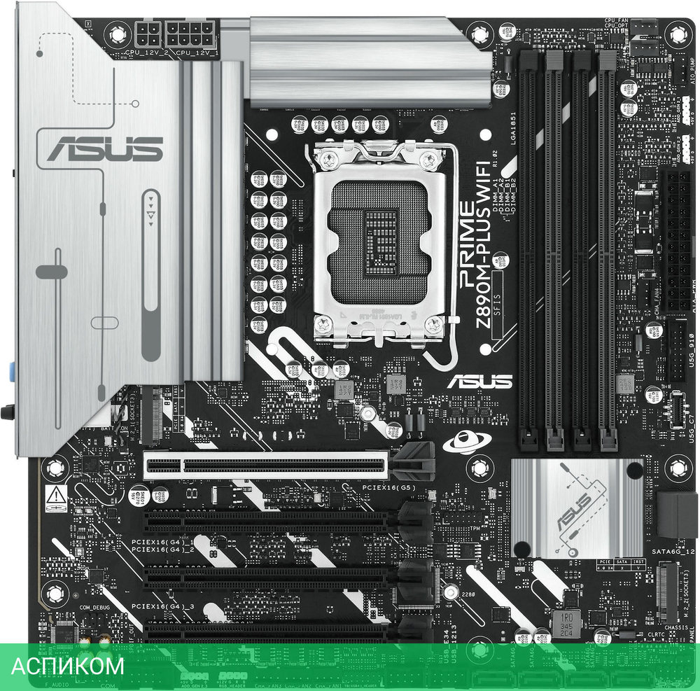 Материнская плата ASUS PRIME Z890M-Plus WiFi (90MB1J80-M0EAY0)