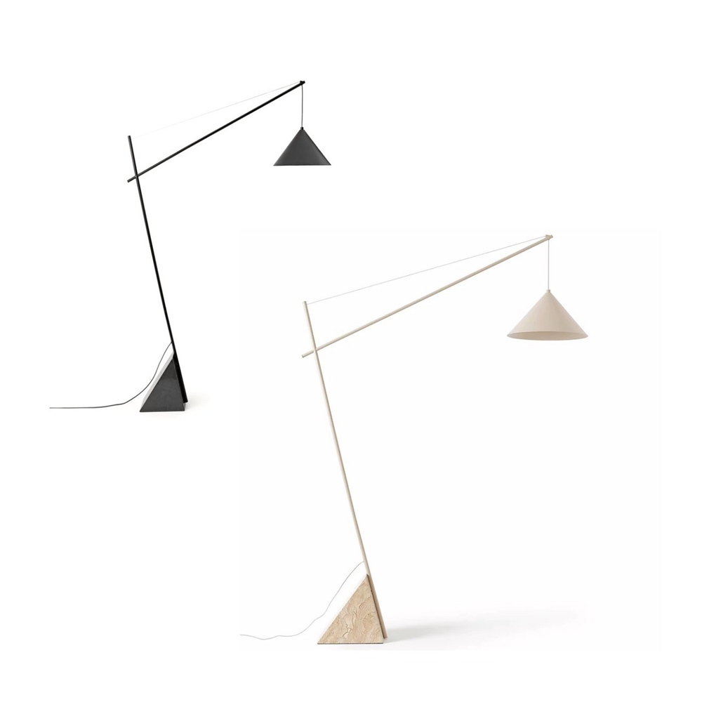 Floor design lamp Modern Counterbalance by Marcelina Furniture Studio