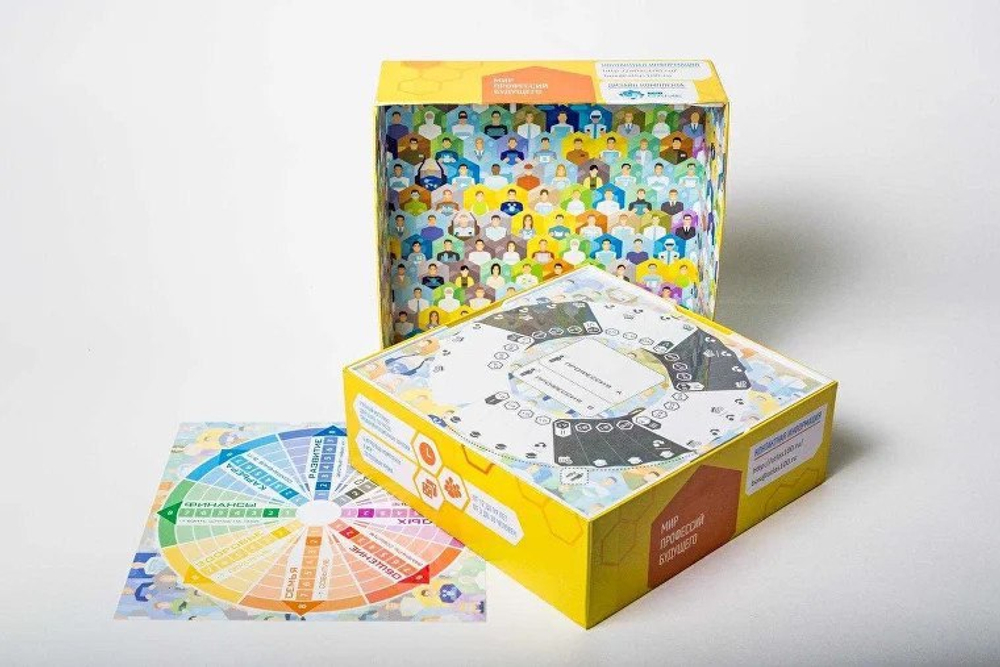 Комплект профориентационных игр и материалов "Мир профессий будущего"