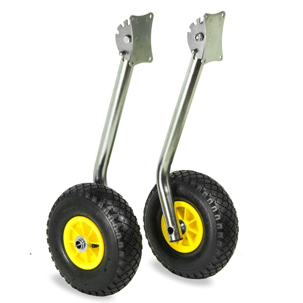 Колёса транцевые перекидные полуавтомат  "Ёжик"  (для лодок НДНД) оцинковка