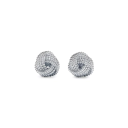 Серьги- узелки из серебра 925 , Tiffany💜Единственные в наличии