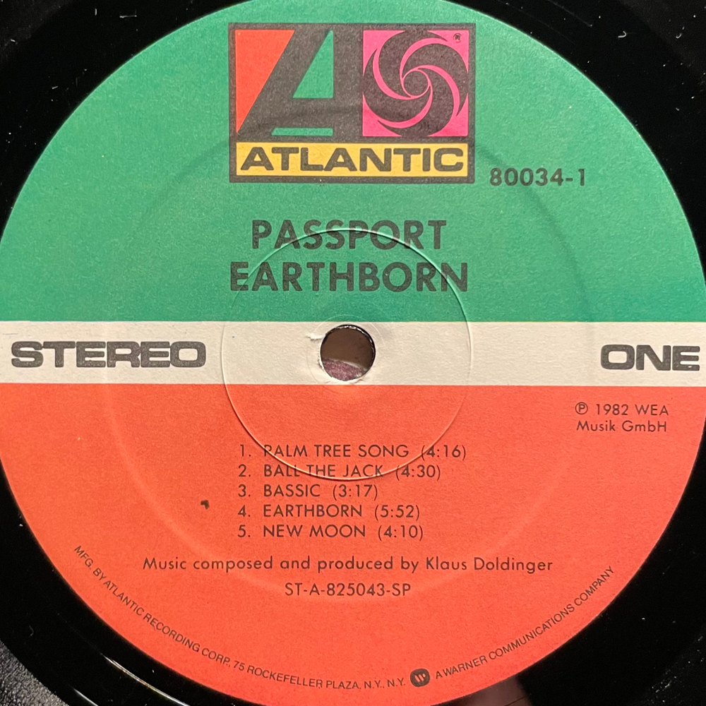 Passport ‎– Earthborn (США 1982г.)