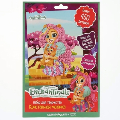 Кристальная мозаика 17*23см "Энчантималс" 100CRYS-EN6 (Мультиарт)