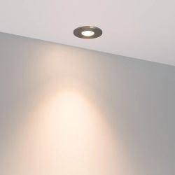 Светильник MS-GLORY-BUILT-R54-5W Warm3000 (NI, 38 deg, 230V) (Arlight, IP54 Металл, 5 лет) 047289