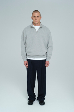 Свитшот на молнии | melange