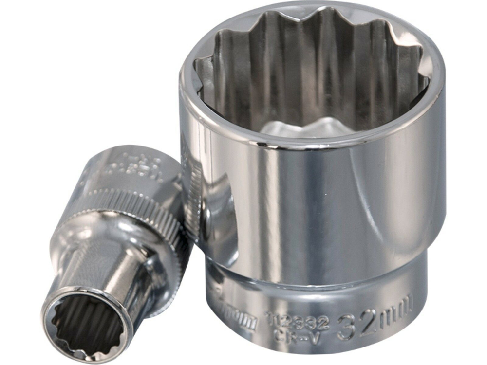 112313 Головка торцевая 12-гранная 1/2"DR, 13 мм