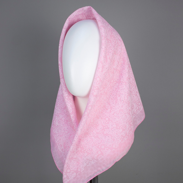 Платок ритуальный ситцевый с узором цветной в ассортименте