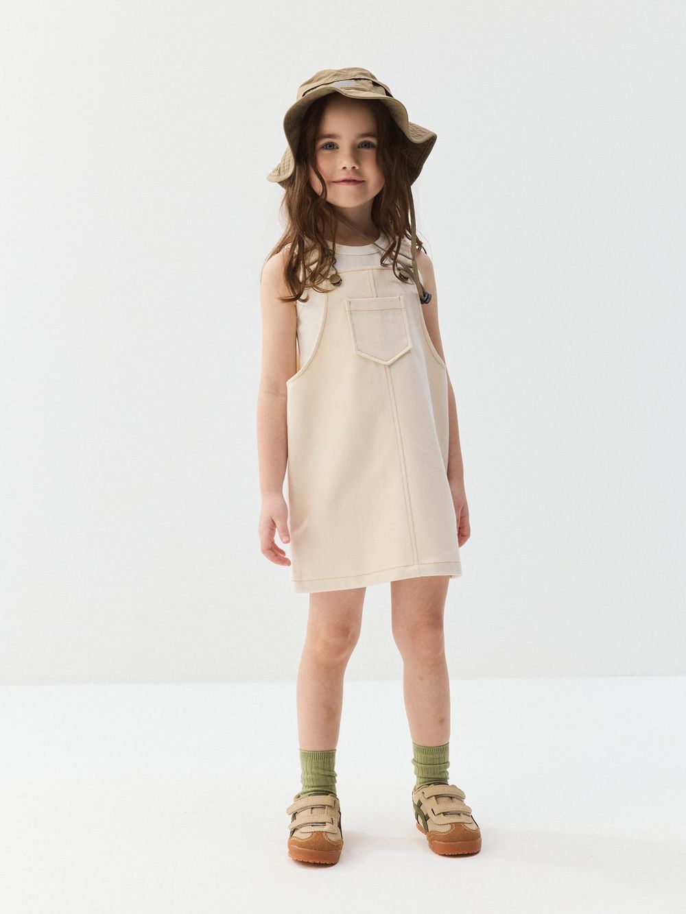 Сарафан из габардина "Лён"