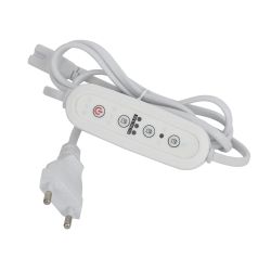 Таймер для светильника ЭРА FITO-LINETIME-3 pin (9/12/15 H)-GR с проводом 1,5 м | Аксессуары для фито светильников