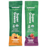 Nutricost, Органическая суперзеленая, разнообразная добавка, 20 пакетиков по 11 г (0,4 унции)