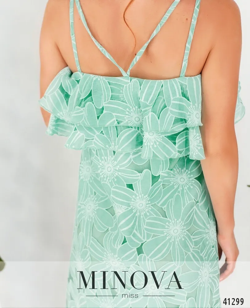 Платье 8627-мята Minova