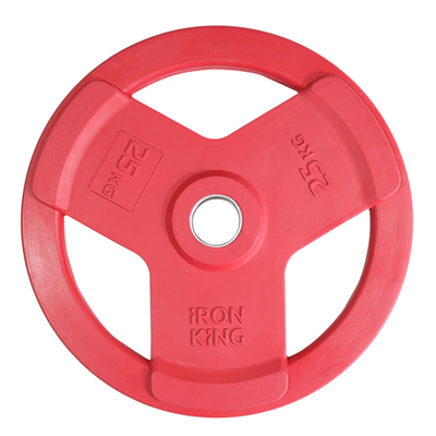 Диск обрезиненный с 3-мя хватами цветной 25 кг