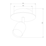 Спот TK Lighting 3294 Top Wood