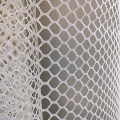 Сетка пластик? ячейка ромб 12х12 мм, белая