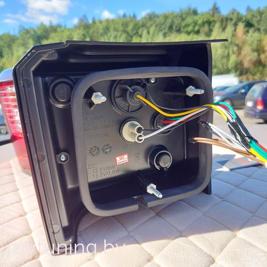 ЗАДНИЕ ФОНАРИ RED SMOKE LED BAR ДЛЯ VOLKSWAGEN T4