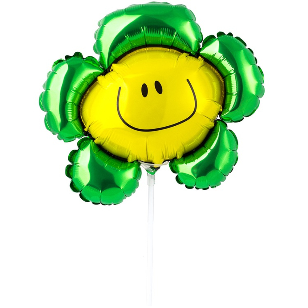 Шар Фольгированный Цветок зеленый (Зеленый)