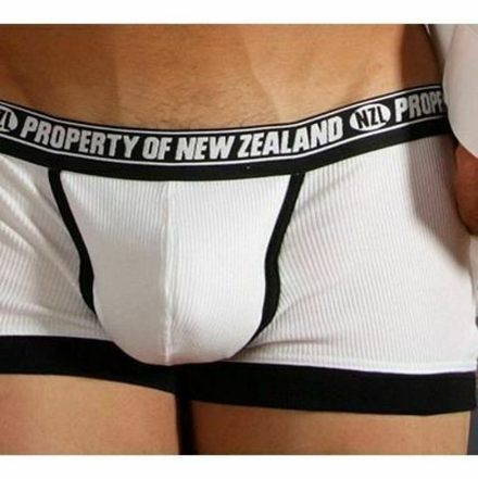 Мужские трусы хипсы белые Aussiebum Patriot Property of New Zealand White AB00117