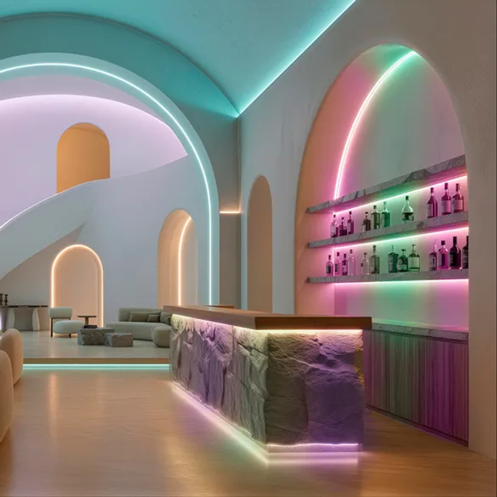 Светодиодная лента SPI-H84-8mm 24V RGBW-White-PX6 (22 W/m, IP20, 4040, 5m) (Arlight, -) 049476