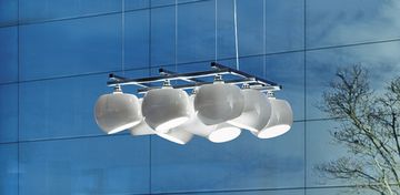 люстра  Licht im Raum White Moons 3+3 ( хром )