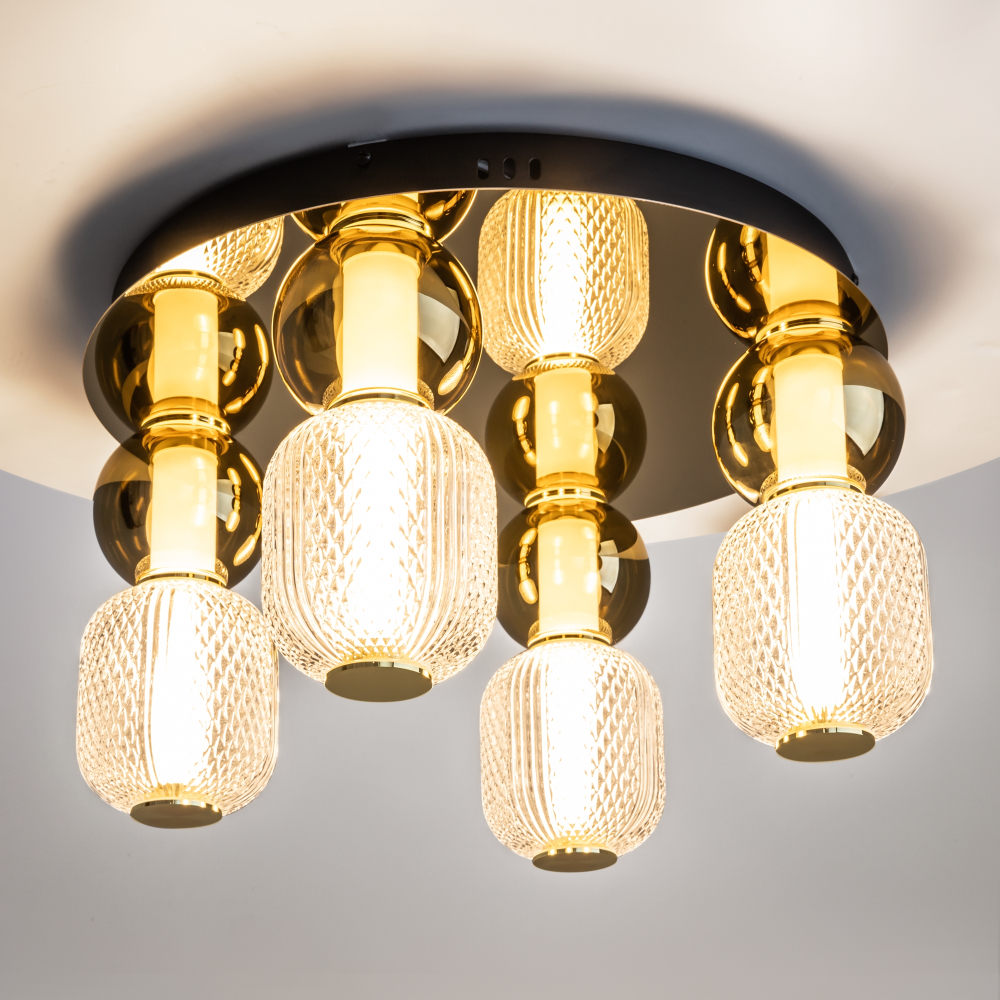 Потолочная светодиодная люстра Maytoni Drop MOD273CL-L60G3K