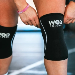 Наколенники неопреновые WOD Friends Knee Sleeves - 5мм (Черные)