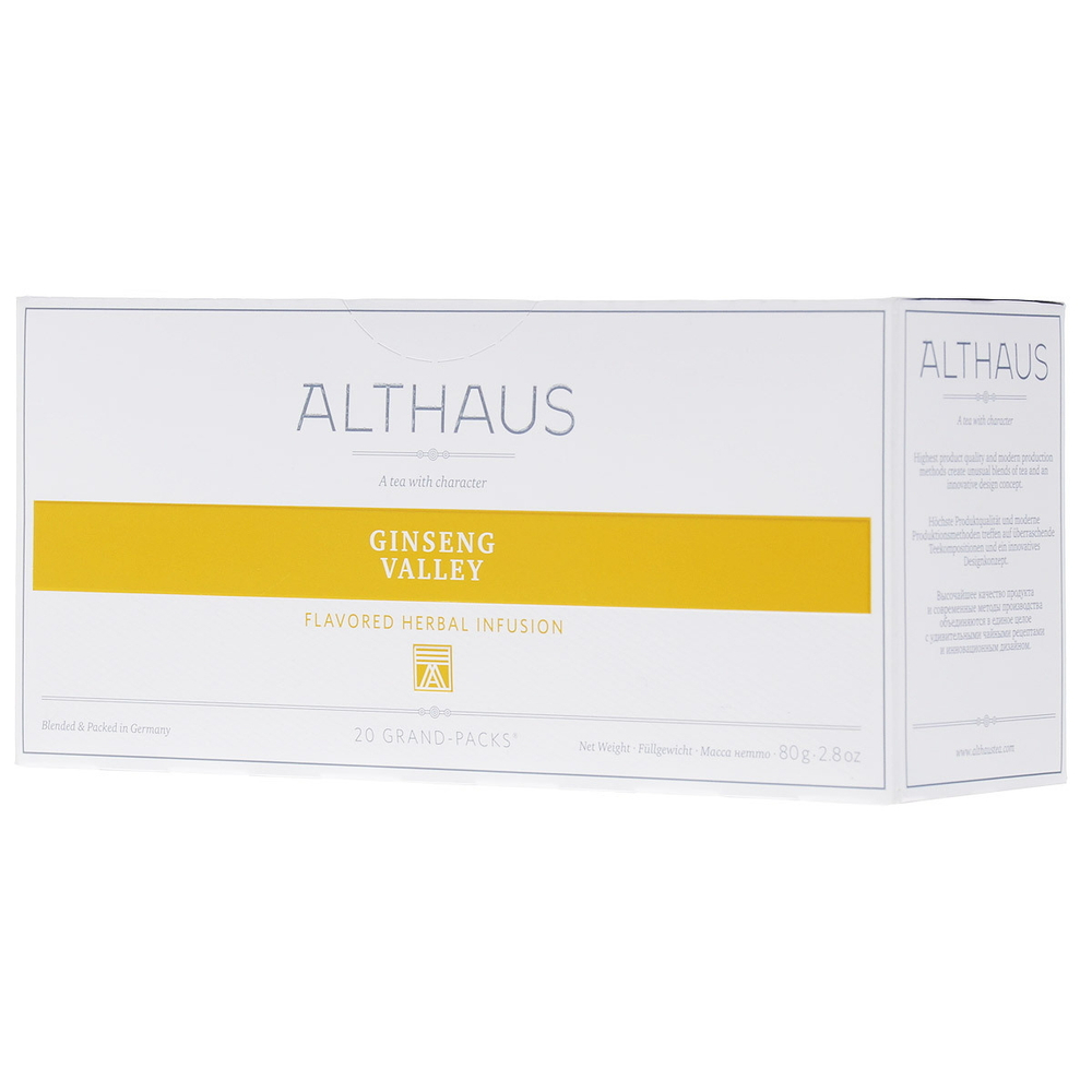 Althaus Grand Pack Ginseng Valley травяной чай в пакетиках, 20 шт